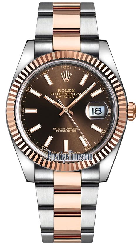 rolex datejust 41 chocolate oyster|rolex datejust 41mm 126331.